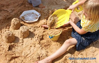 Дитяча пісочниця своїми руками - фото і інструкція