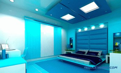 Синій колір в інтер'єрі спальні - 50 прикладів і правила оформлення